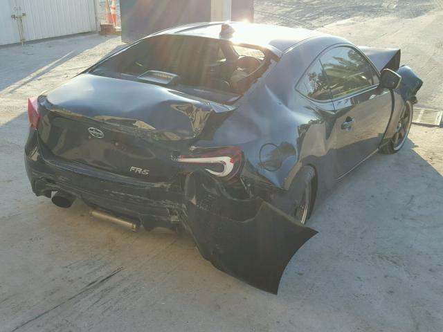 JF1ZNAA16F9703005 - 2015 TOYOTA SCION FR-S შავი ფოტო 4