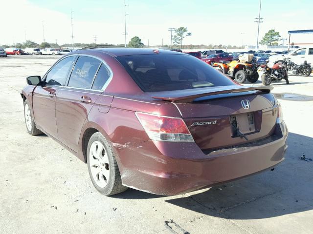 JHMCP26888C079623 - 2008 HONDA ACCORD EXL RED photo 3