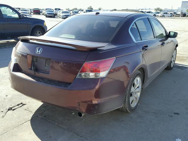 JHMCP26888C079623 - 2008 HONDA ACCORD EXL RED photo 4