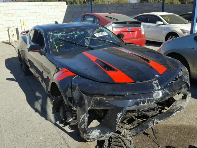 1G1FG1R75G0146912 - 2016 CHEVROLET CAMARO SS BLACK photo 1