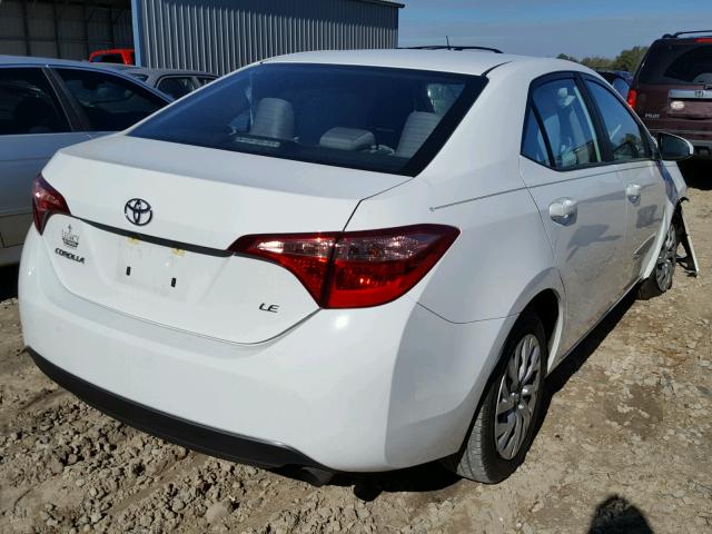 5YFBURHE1JP738673 - 2018 TOYOTA COROLLA L WHITE photo 4