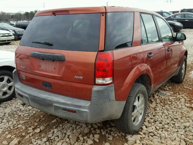 5GZCZ63B53S806619 - 2003 SATURN VUE ORANGE photo 4