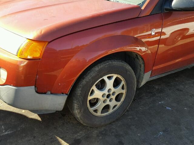 5GZCZ63B53S806619 - 2003 SATURN VUE ORANGE photo 9