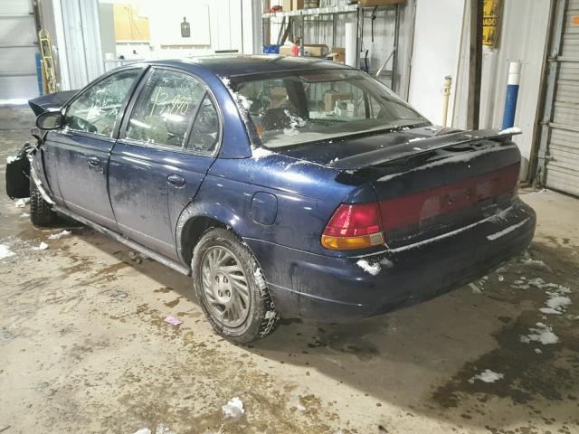 1G8ZK5277XZ309120 - 1999 SATURN SL2 BLUE photo 3