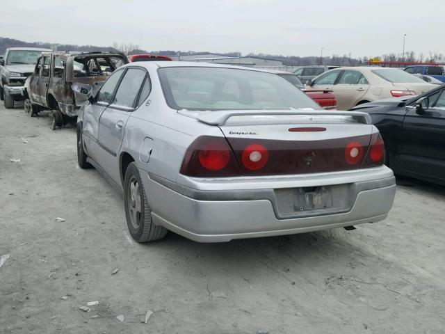 2G1WF55E819152747 - 2001 CHEVROLET IMPALA 银色 照片 3