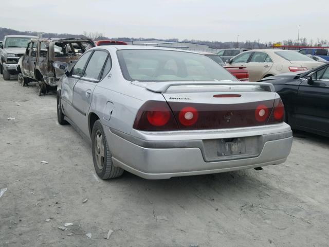 2G1WF55E819152747 - 2001 CHEVROLET IMPALA SILVER photo 3