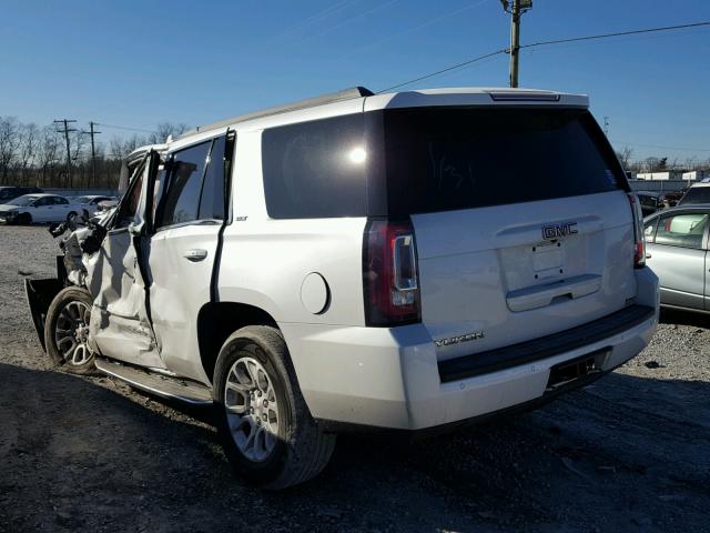 1GKS2BKC0GR215281 - 2016 GMC YUKON SLT WHITE photo 3