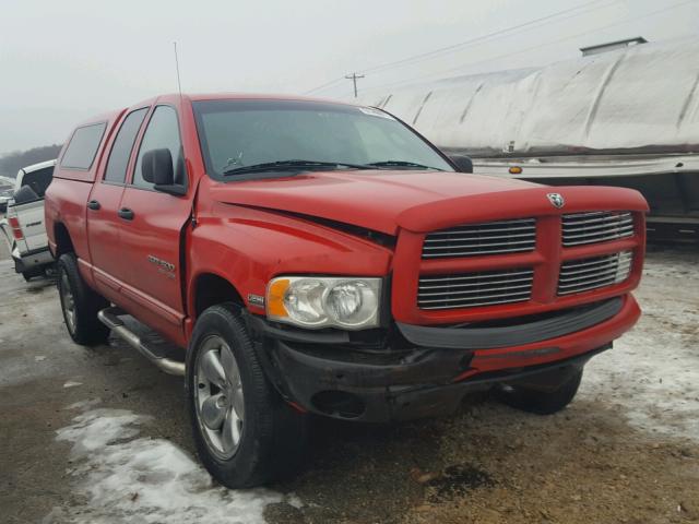 1D7HU18D25S247090 - 2005 DODGE RAM 1500 S RED photo 1