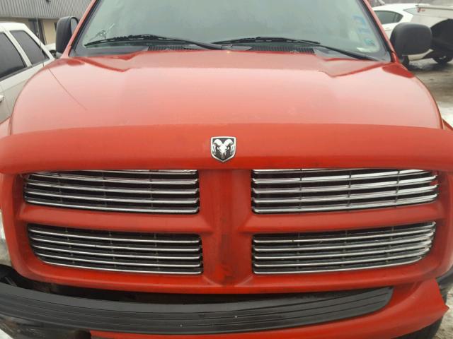 1D7HU18D25S247090 - 2005 DODGE RAM 1500 S RED photo 7