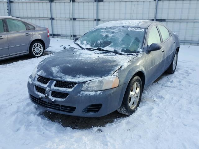 1B3EL46TX6N280383 - 2006 DODGE STRATUS SX BLUE photo 2