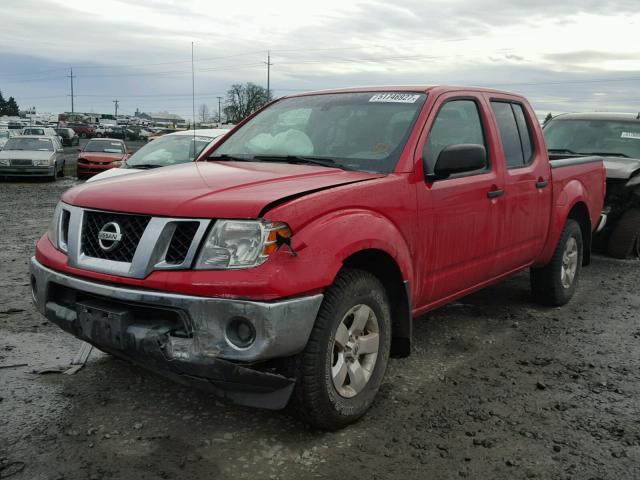 1N6AD07W19C425481 - 2009 NISSAN FRONTIER C RED photo 2