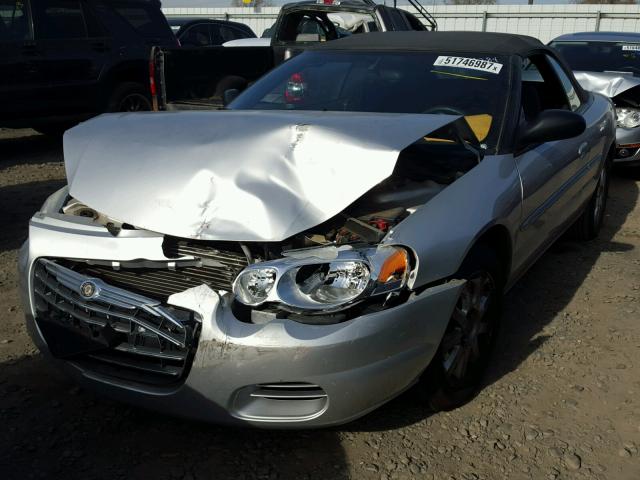 1C3EL75R84N340118 - 2004 CHRYSLER SEBRING GT SILVER photo 2