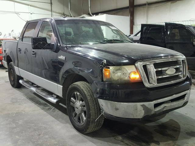 1FTRW12W98FA77925 - 2008 FORD F150 SUPER BLACK photo 1