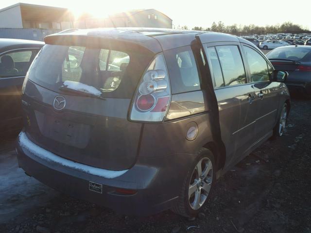 JM1CR293470142468 - 2007 MAZDA 5 GRAY photo 4