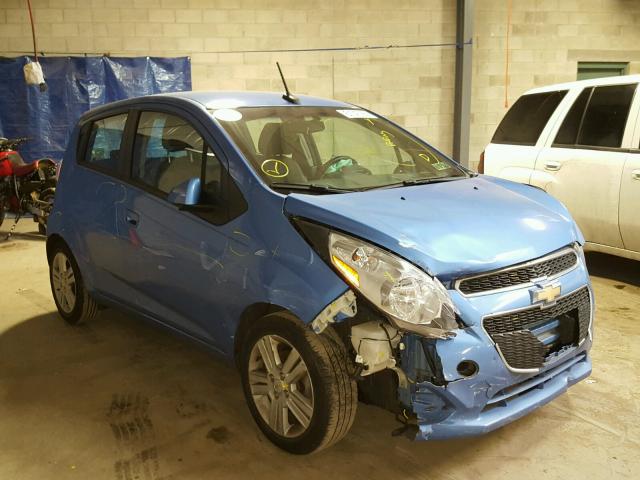 KL8CA6S91EC552792 - 2014 CHEVROLET SPARK LS BLUE photo 1