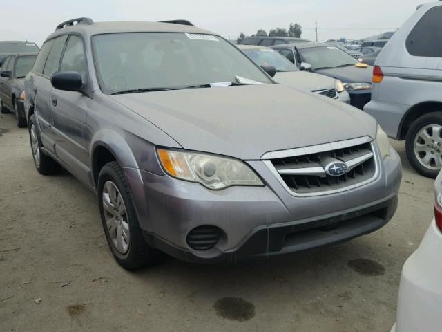 4S4BP60C886364205 - 2008 SUBARU OUTBACK SILVER photo 1