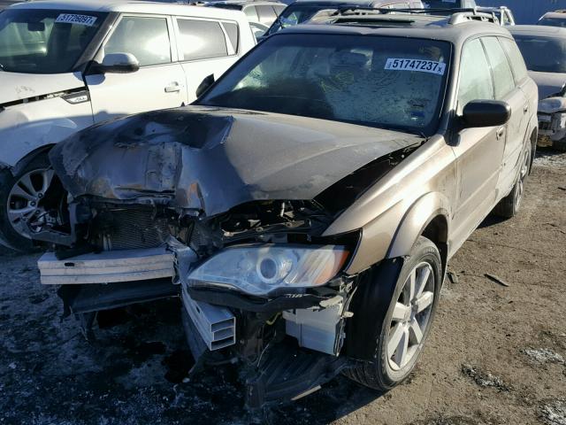 4S4BP62C987302920 - 2008 SUBARU OUTBACK 2. BROWN photo 2