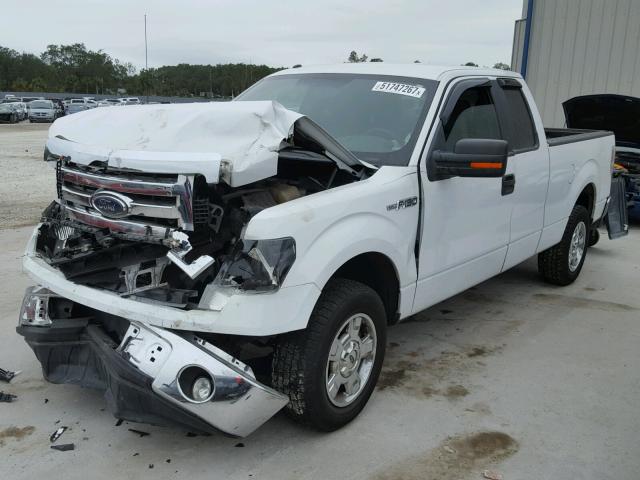 1FTFX1CF1CFD08971 - 2012 FORD F150 SUPER WHITE photo 2