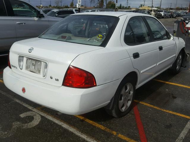 3N1CB51D24L457300 - 2004 NISSAN SENTRA 1.8 WHITE photo 4