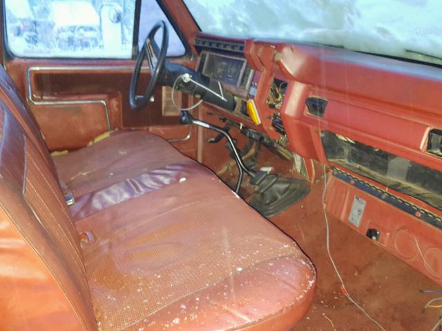 1FTHX2613FKA29628 - 1985 FORD F250 RED photo 5