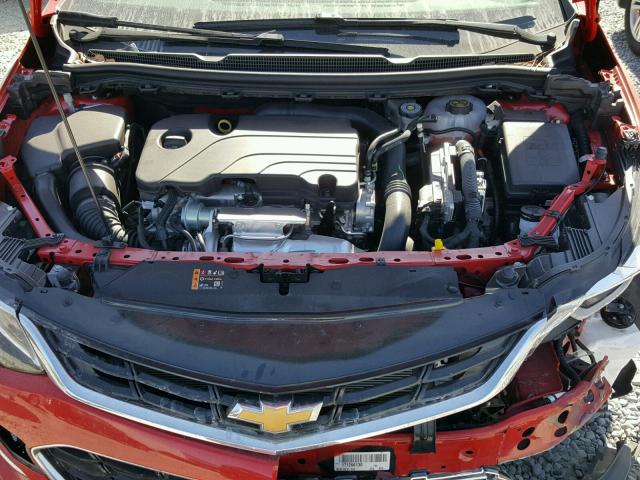 1G1BE5SM5H7264687 - 2017 CHEVROLET CRUZE LT RED photo 7