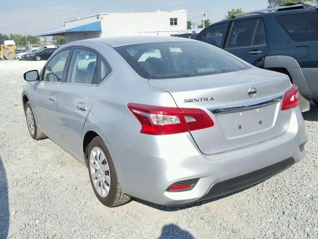 3N1AB7AP0GY280024 - 2016 NISSAN SENTRA S GRAY photo 3