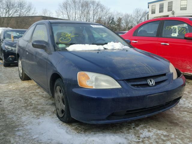 1HGEM22931L073611 - 2001 HONDA CIVIC SI BLUE photo 1