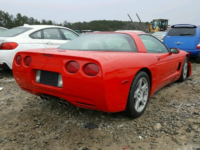 1G1YY22G3W5123801 - 1998 CHEVROLET CORVETTE RED photo 4