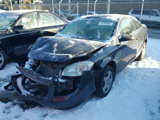 1G1AK18F187340668 - 2008 CHEVROLET COBALT LS GRAY photo 2