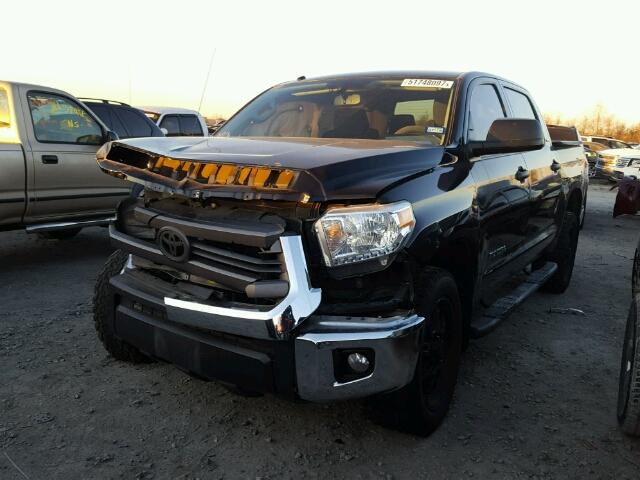 5TFEM5F1XFX093097 - 2015 TOYOTA TUNDRA CRE BLACK photo 2