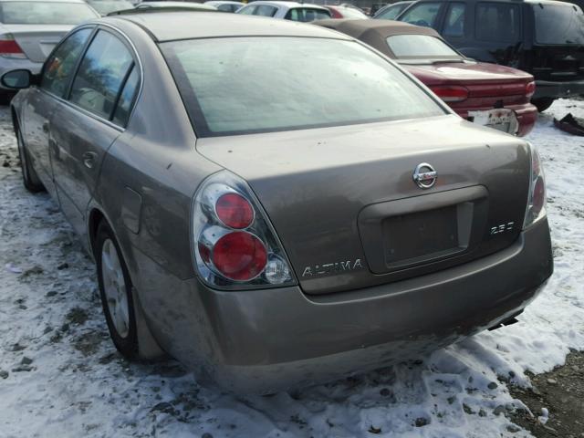 1N4AL11D55C167016 - 2005 NISSAN ALTIMA S BROWN photo 3