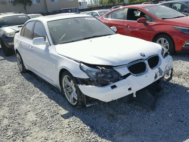 WBANU5C56AC129355 - 2010 BMW 528 I WHITE photo 1