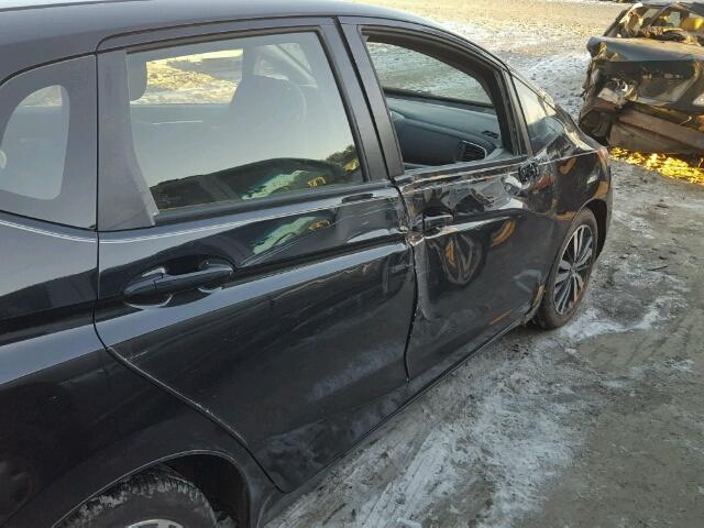 JHMGK5H73GX009167 - 2016 HONDA FIT EX BLACK photo 9