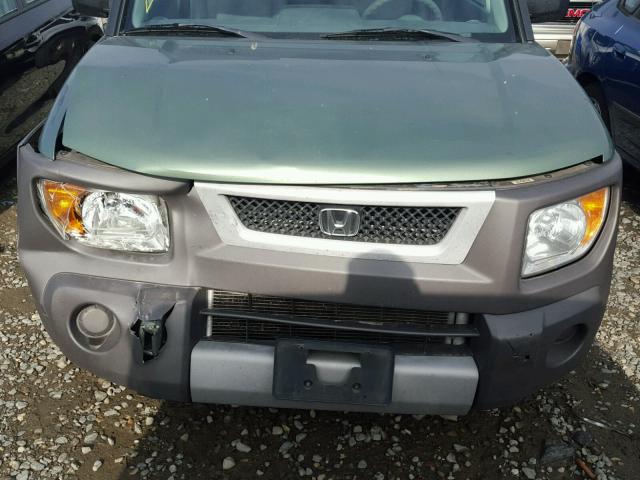 5J6YH28634L028552 - 2004 HONDA ELEMENT EX GREEN photo 7