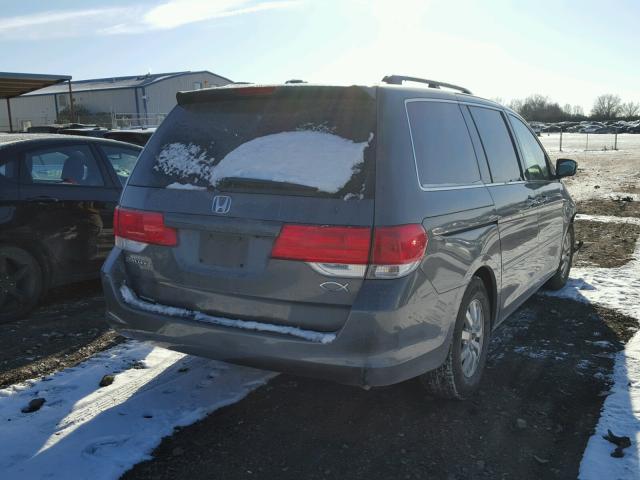 5FNRL38798B066870 - 2008 HONDA ODYSSEY EX GRAY photo 4