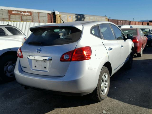 JN8AS5MT9DW528286 - 2013 NISSAN ROGUE S SILVER photo 4