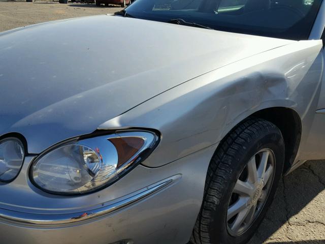 2G4WD532051207181 - 2005 BUICK LACROSSE C SILVER photo 9