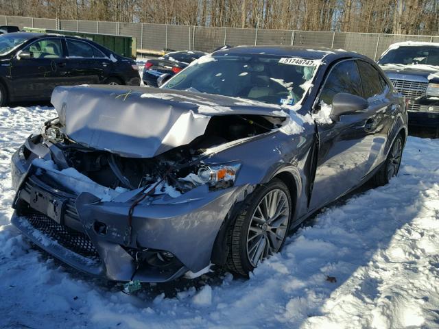 JTHBF1D23F5055075 - 2015 LEXUS IS 250 GRAY photo 2