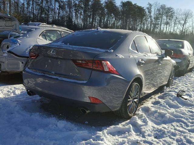 JTHBF1D23F5055075 - 2015 LEXUS IS 250 GRAY photo 4