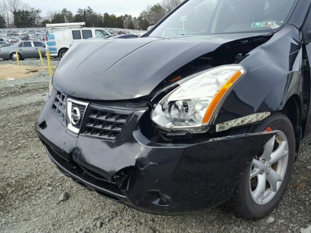 JN8AS58V58W115055 - 2008 NISSAN ROGUE S BLACK photo 9