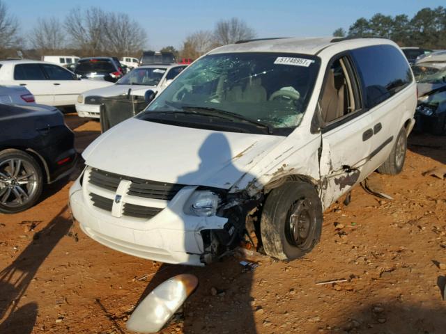 1D4GP24R05B149795 - 2005 DODGE GRAND CARA WHITE photo 2