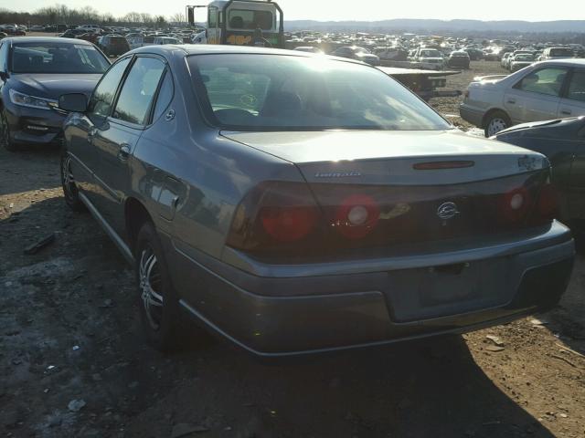 2G1WF52E949135156 - 2004 CHEVROLET IMPALA 灰色 照片 3