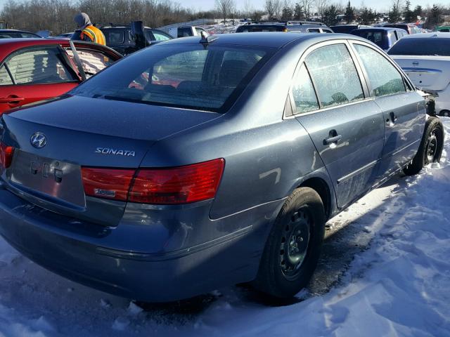 5NPET4AC7AH628722 - 2010 HYUNDAI SONATA GLS BLUE photo 4