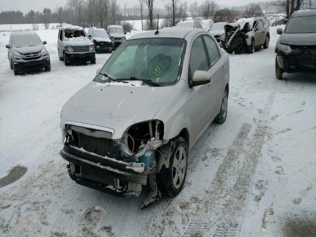 KL1TD5DE5BB138474 - 2011 CHEVROLET AVEO LS SILVER photo 2