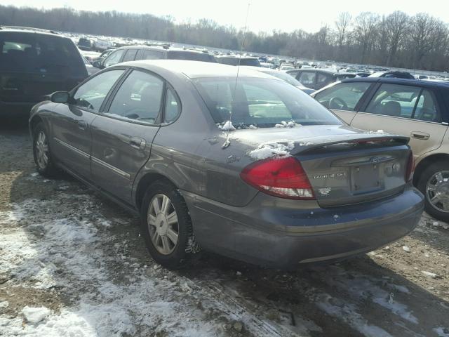 1FAHP56S04G112465 - 2004 FORD TAURUS SEL GRAY photo 3