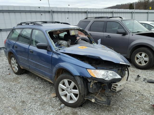 4S4BP61C487314247 - 2008 SUBARU OUTBACK 2. BLUE photo 1