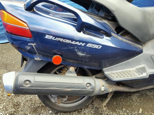 JS1CP51A632100684 - 2003 SUZUKI AN650 K3 BLUE photo 9