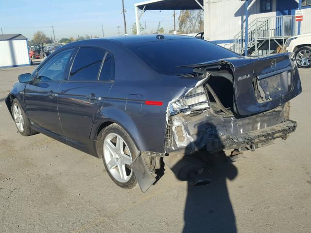 19UUA66246A052522 - 2006 ACURA 3.2TL GRAY photo 3