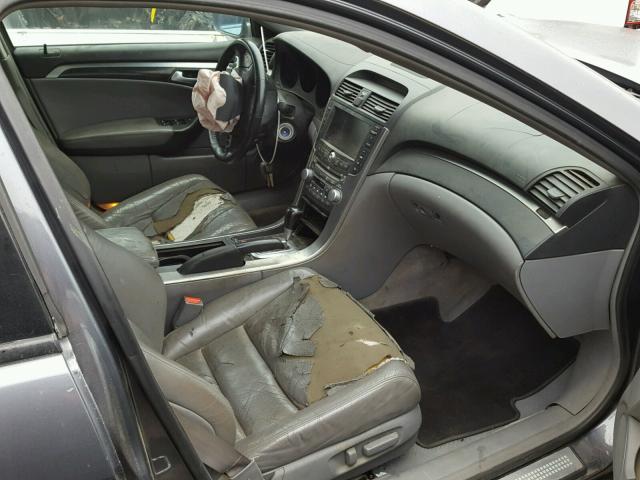 19UUA66246A052522 - 2006 ACURA 3.2TL GRAY photo 5