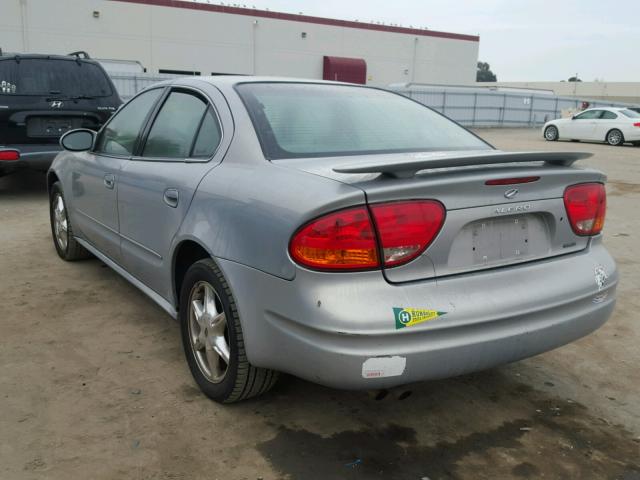 1G3NF52E1YC413985 - 2000 OLDSMOBILE ALERO GLS GRAY photo 3